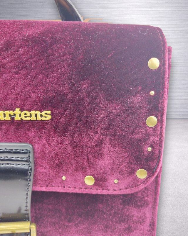 Dr. Martens Mini Velvet Backpack Cherry Red Nueva