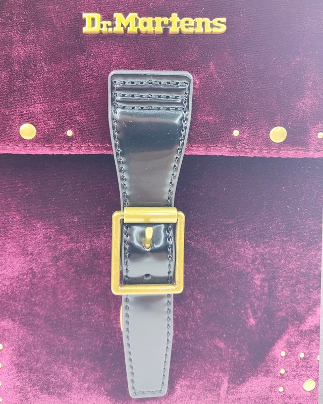 Dr. Martens Mini Velvet Backpack Cherry Red Nueva