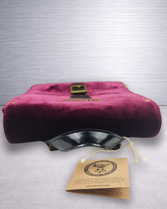 Dr. Martens Mini Velvet Backpack Cherry Red Nueva