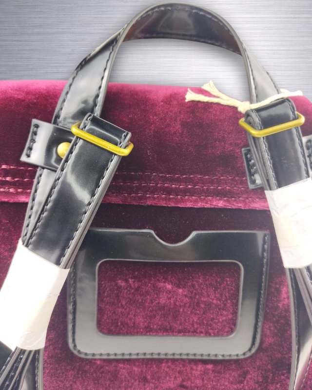 Dr. Martens Mini Velvet Backpack Cherry Red Nueva