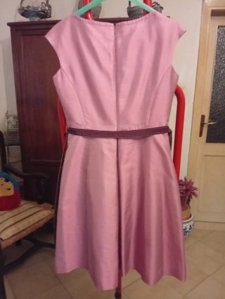 Max Mara Vestito Seta Rosa