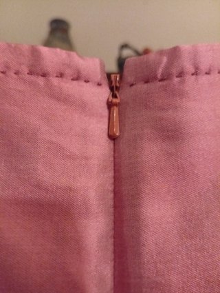 Max Mara Vestito Seta Rosa