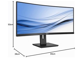Monitor Curvo Philips 34 WQHD USB-C KVM