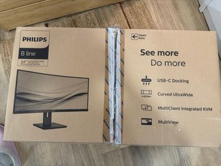 Monitor Curvo Philips 34 WQHD USB-C KVM