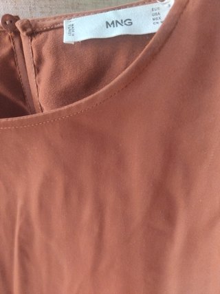 Blusa marrón manga larga