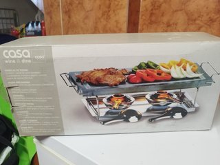 Parrilla de piedra Casa Wine & Dine
