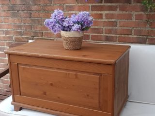 PRECIOSO BAÚL DE MADERA