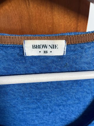 Jersey Brownie Azul Talla XS