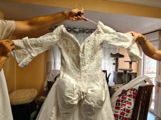 Vestido Novia Pronovias Duquesa Vintage