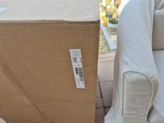 Sillón beige de tela a ESTRENAR