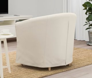 Sillón beige de tela a ESTRENAR