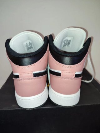 Zapatillas Air Jordan 1 Mid (GS) Rosa