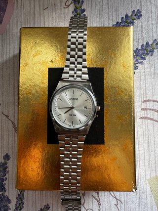 Reloj Casio Hombre Acero Inoxidable Analógico WR50