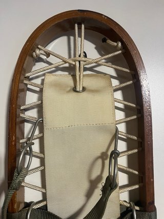 Raquetas de nieve militares de madera
