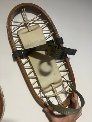 Raquetas de nieve militares de madera