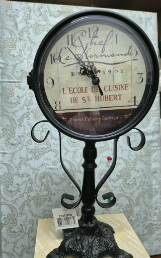 Reloj de mesa estilo vintage Le Normand