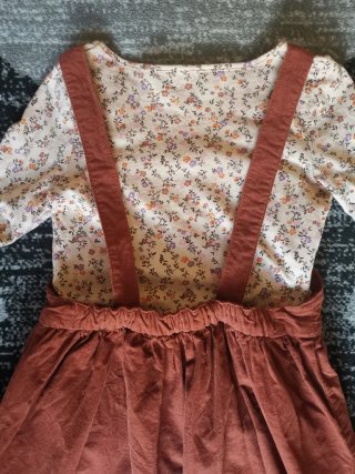 Conjunto Peto Pana y Camiseta H&M T.8-9
