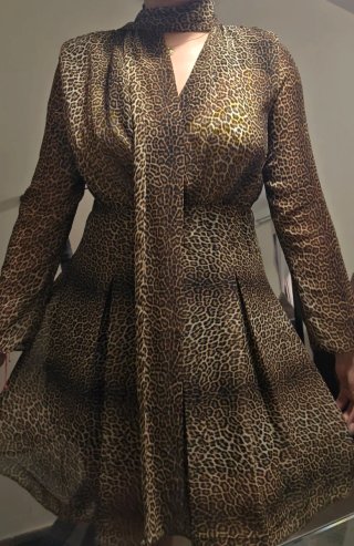 Vestido Zara Animal Print