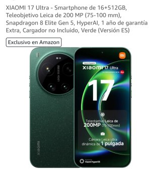 Xiaomi 17 Ultra 512GB Verde
