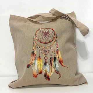 Bolsa de algodón con estampado de atrapasueños