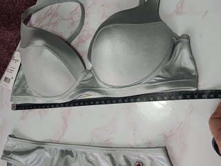 Bikini talla 42 RED POINT Plateado. Con push up
