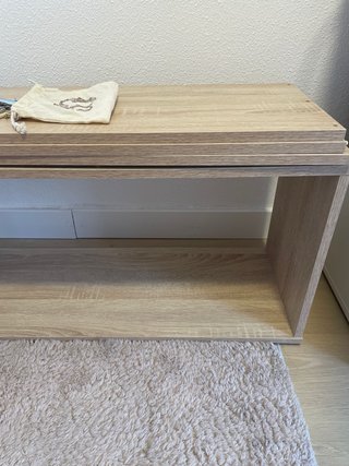 Estantería Roble Claro Escalera 145x145x29