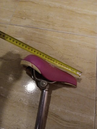 Sillín bicicleta infantil rosa