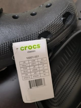 Sandalias Crocs Hombre Negras