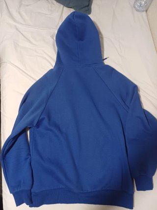 Sudadera bordada azul Talla M