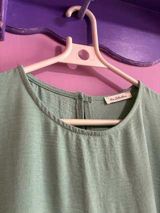 Vestido verde largo