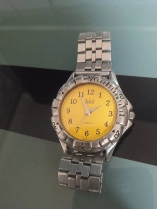 Reloj Dumont Plata y Amarillo
