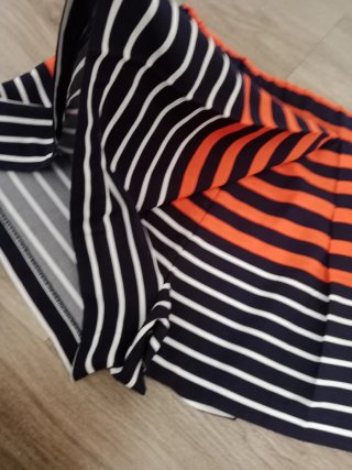 Falda pantalón Stradivarius rayas