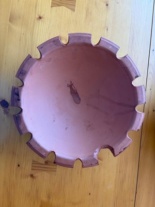 POTE DE QUEIMADA ARTESANAL CON 12 TAZAS Y CUCHARÓN