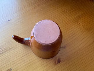 POTE DE QUEIMADA ARTESANAL CON 12 TAZAS Y CUCHARÓN