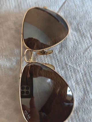 Gafas de sol Ray-Ban Aviator doradas