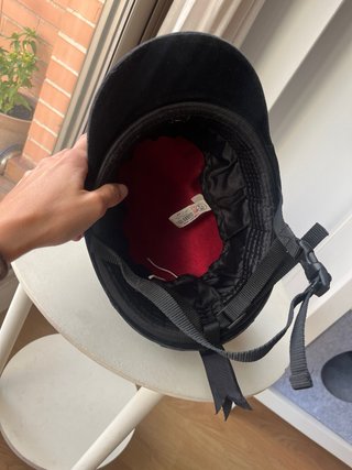 Casco de equitación Decathlon negro