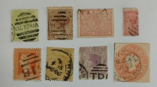 57 Sellos Antiguos, siglo 19. Varios Países