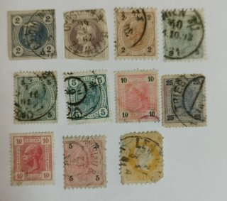 57 Sellos Antiguos, siglo 19. Varios Países