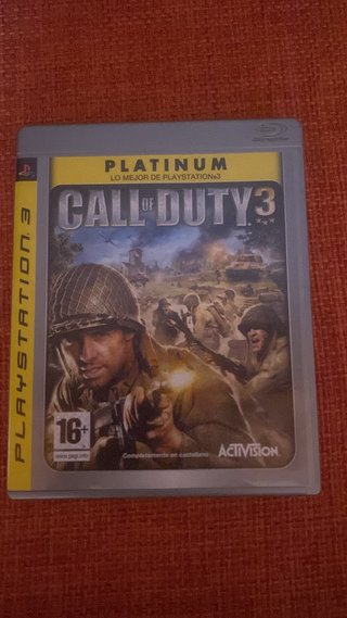 Call of Duty 3 PS3 Platinum