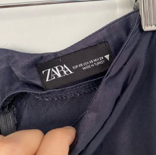 Falda Larga Satinada Gris Talla Única