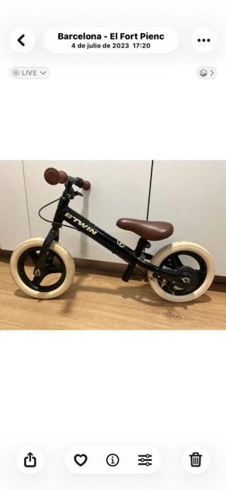 Bicicleta de equilibrio B'TWIN