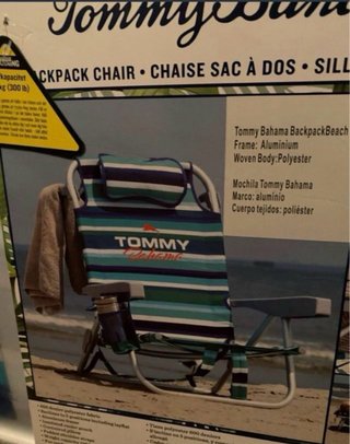 Silla de Playa Tommy Bahama Nueva, sellada.