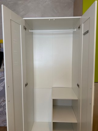Armario BRIMNES Blanco 78x50x190cm