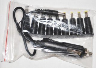 Cargador Coche 12V Universal + Adaptadores