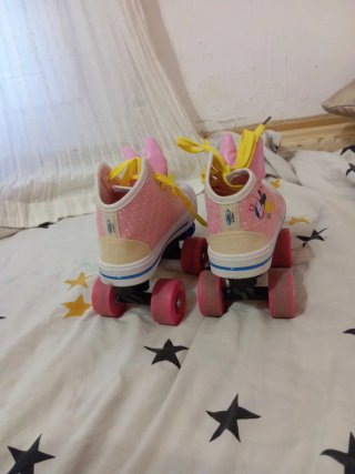 Patines 4 Ruedas Rosas Minnie Mouse