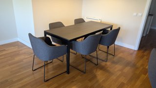 6 Sillas de Comedor Grises