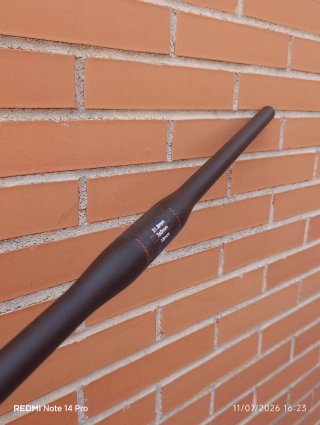 31,8x760mm CARBÓN Manillar plano URBAN CLASSIC.