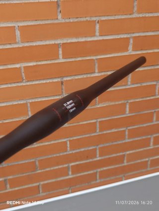 31,8x760mm CARBÓN Manillar plano URBAN CLASSIC.
