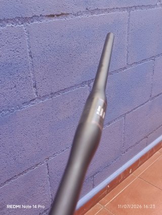 31,8x760mm CARBÓN Manillar plano URBAN CLASSIC.