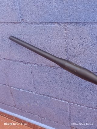 31,8x760mm CARBÓN Manillar plano URBAN CLASSIC.